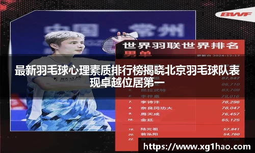 最新羽毛球心理素质排行榜揭晓北京羽毛球队表现卓越位居第一